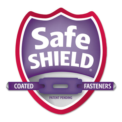 End Tab Pressboard Classification Folders, Six SafeSHIELD Fasteners, 2" Expansion, 2 Dividers, Letter Size, Blue, 10/Box