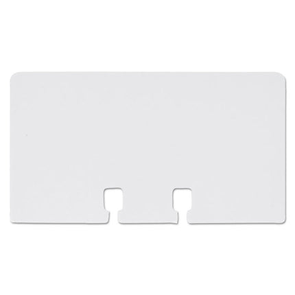 Plain Unruled Refill Card, 2.25 X 4, White, 100 Cards/pack