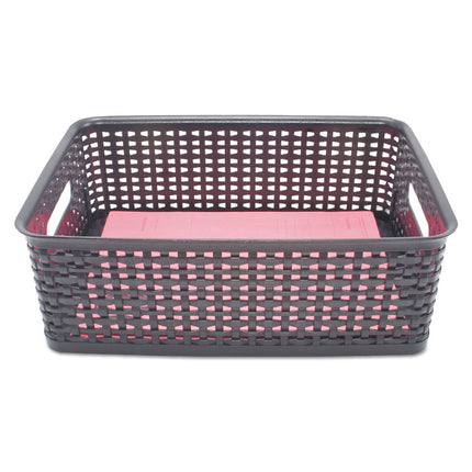 Weave Bins, 14.25 X 10.25 X 4.75, Black, 2/pack