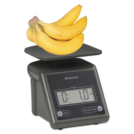 Electronic Postal Scale, 7 lb Capacity, 5.5 x 5.2 Platform, Gray
