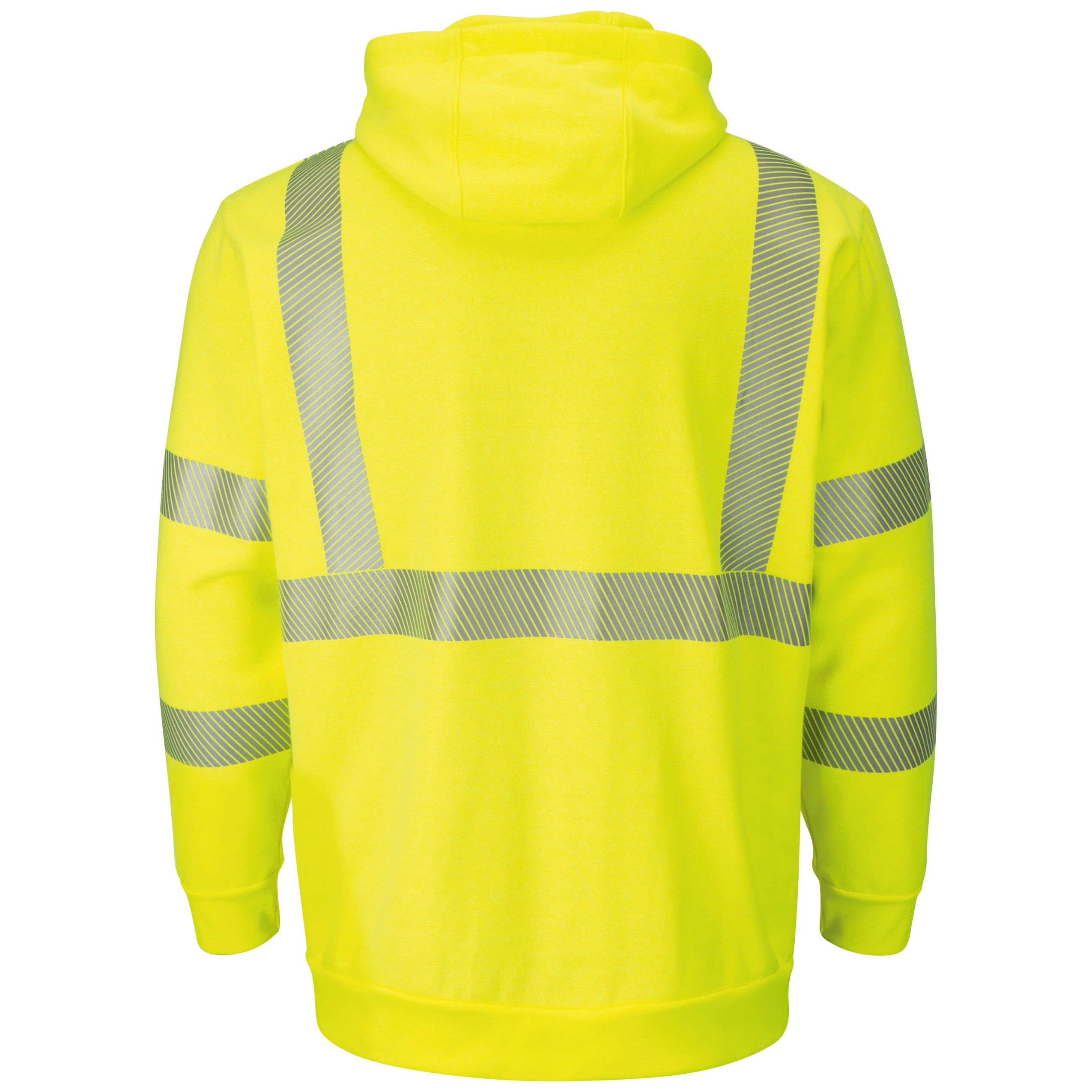 Bulwark® Men's Fleece FR Hi-Visibility Pullover Hooded Sweatshirt / SMH4HV