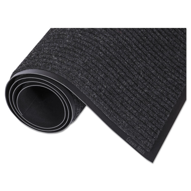 Needle-Rib Wiper/scraper Mat, Polypropylene, 48 X 72, Charcoal