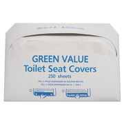 Half-Fold Toilet Seat Covers, 14.75 X 16.5, White, 5,000/carton