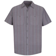 Red Kap® Men's Short Sleeve Industrial Stripe Work Shirt / SP24CR