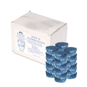 Drop-In Tank Non-Para Cleaner Block, Unscented, Blue, 24/box