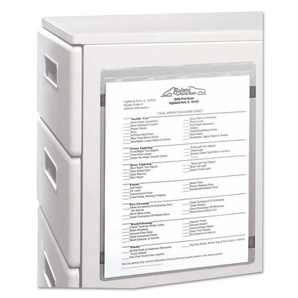 Magnetic Shop Ticket Holders, Super Heavyweight, 50 Sheets, 9 x 12, 15/Box