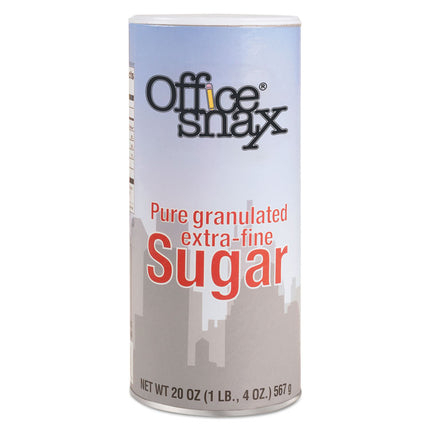 Sugar Canister, 20 oz Reclosable Canister, 3/Pack