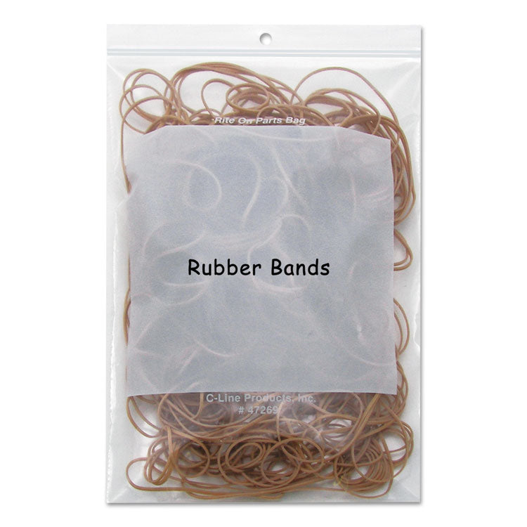 Write-On Poly Bags, 2 Mil, 6" X 9", Clear, 1,000/carton