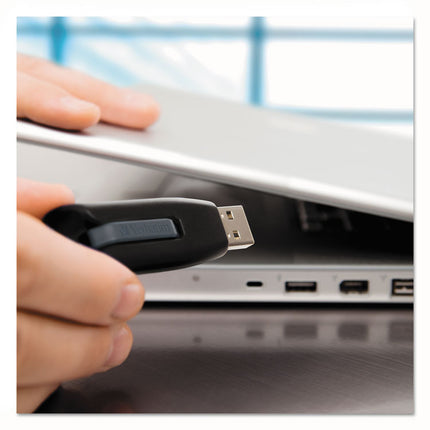 Store 'n' Go V3 Usb 3.0 Drive, 64 Gb, Black/gray