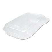 StayLock Clear Hinged Lid Containers, 6.8 x 9.4 x 2.1, Clear, Plastic, 125/Pack, 2 Packs/Carton