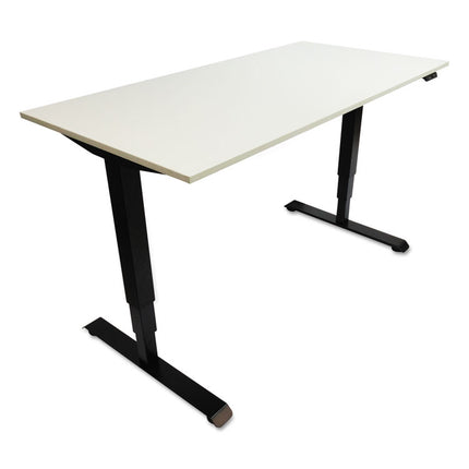 Alera AdaptivErgo Sit-Stand 3-Stage Electric Height-Adjustable Table Base w/Memory Control, 48.06 x 24.35 x 25 to 50.7,Black
