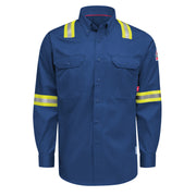 Bulwark® iQ Series Men’s Enhanced-Vis Midweight Comfort Woven Shirt / QS26RE
