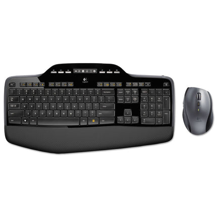 Mk710 Wireless Keyboard + Mouse Combo, 2.4 Ghz Frequency/30 Ft Wireless Range, Black