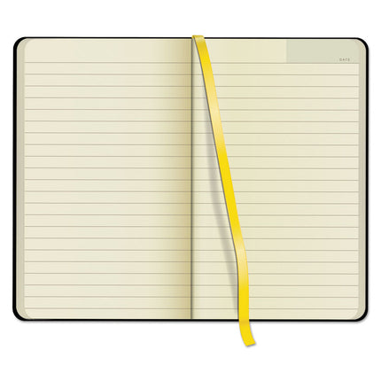 Idea Collective Journal with Elastic Closure, 1-Subject, Wide/Legal Rule, Black Hardcover, (120) 8.25 x 5 Sheets