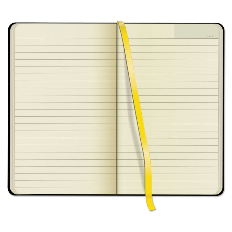 Idea Collective Journal with Elastic Closure, 1-Subject, Wide/Legal Rule, Black Hardcover, (120) 8.25 x 5 Sheets