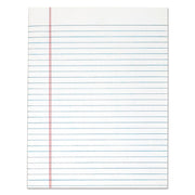 "The Legal Pad" Glue Top Pads, Wide/legal Rule, 50 White 8.5 X 11 Sheets, 12/pack