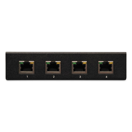 VGA with Audio Over CAT5/CAT6 Extender Splitter, Black, TAA Compliant