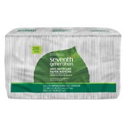 100% Recycled Napkins, 1-Ply, 11 1/2 X 12 1/2, White, 250/pack