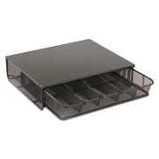One Drawer Hospitality Organizer, 5 Compartments, 12.5 x 11.25 x 3.25, Black