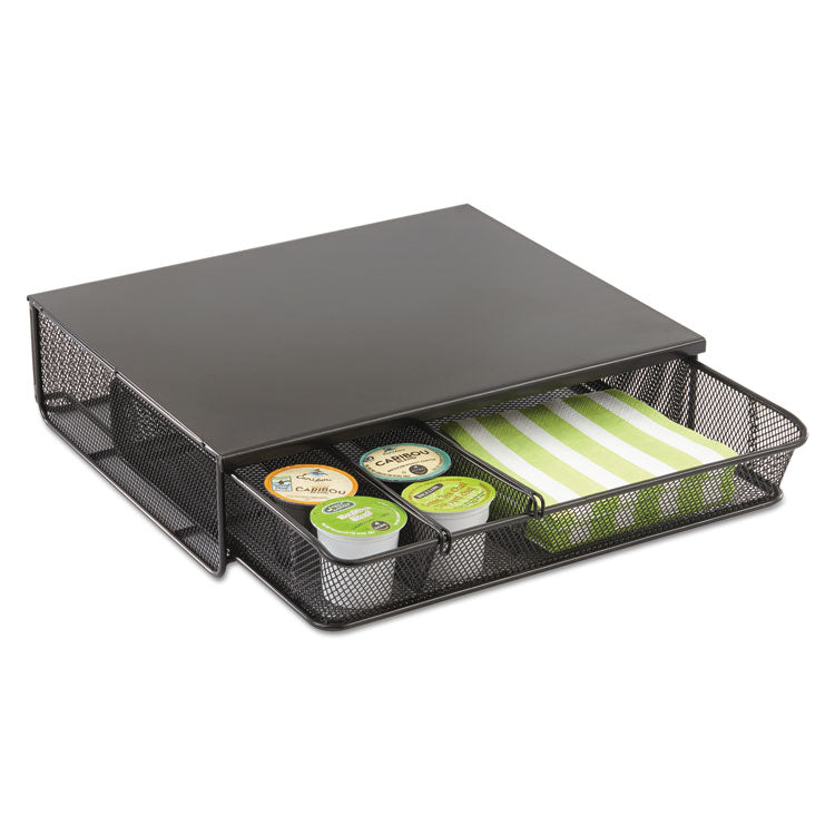 One Drawer Hospitality Organizer, 5 Compartments, 12.5 x 11.25 x 3.25, Black