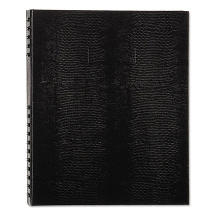 NotePro Notebook, 1-Subject, Medium/College Rule, Black Cover, (150) 11 x 8.5 Sheets