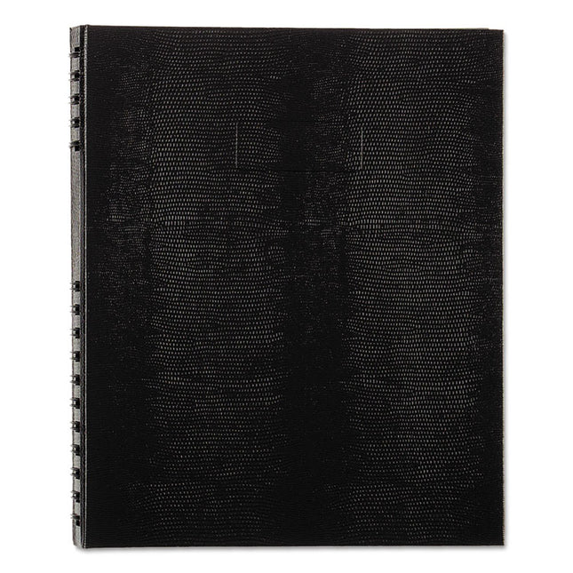 NotePro Notebook, 1-Subject, Medium/College Rule, Black Cover, (150) 11 x 8.5 Sheets