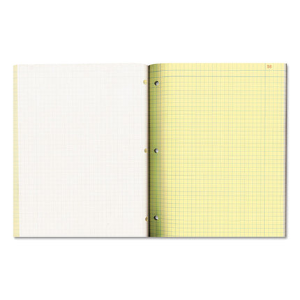 Duplicate Laboratory Notebooks, Two-Part Carbonless, Quadrille Rule (4 sq/in), Brown Cover, (200) 11 x 9.25 Sheets