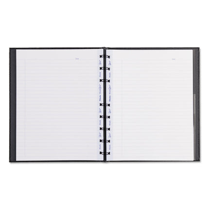 MiracleBind Notebook, 1-Subject, Medium/College Rule, Black Cover, (75) 9.25 x 7.25 Sheets