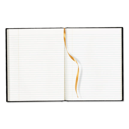 Executive Notebook with Ribbon Bookmark, 1-Subject, Medium/College Rule, Blue Cover, (75) 11 x 8.5 Sheets