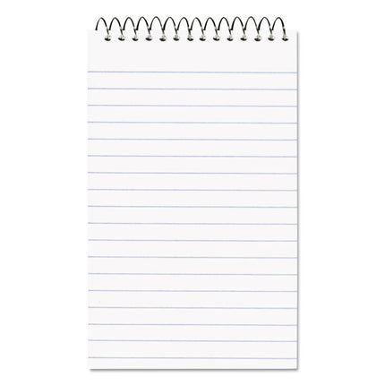 Paper Blanc Xtreme White Wirebound Memo Pads, Narrow Rule, Randomly Assorted Cover Colors, 60 White 3 X 5 Sheets
