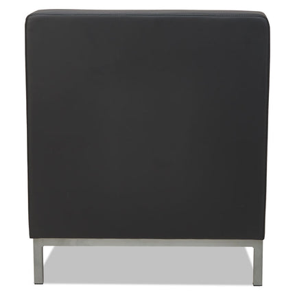 Alera QUB Series Armless L Sectional, Center Seat, 26.38" x 26.38" x 30.5", Black