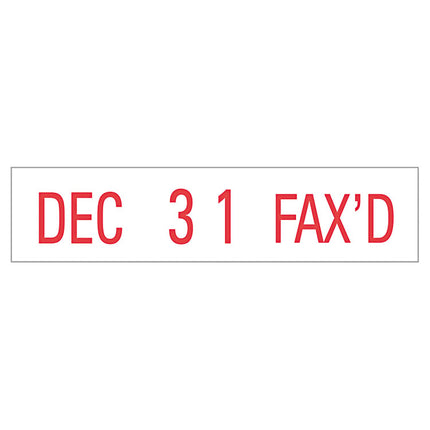 Versadater Line Dater, Message Dater, 1 X 0.16, Pre-Inked, Red