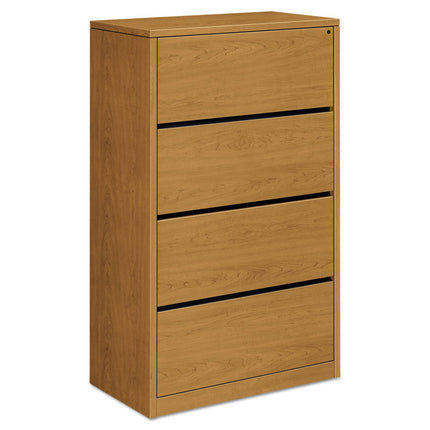 10500 Series Lateral File, 4 Legal/letter-Size File Drawers, Harvest, 36" X 20" X 59.13"