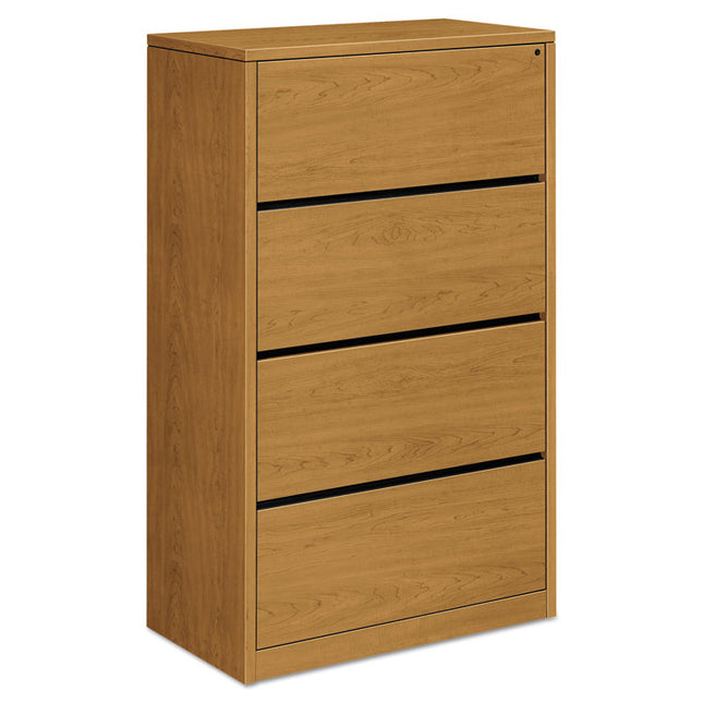 10500 Series Lateral File, 4 Legal/letter-Size File Drawers, Harvest, 36" X 20" X 59.13"
