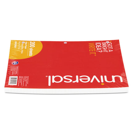 Filler Paper, 3-Hole, 8.5 X 11, Medium/college Rule, 200/pack
