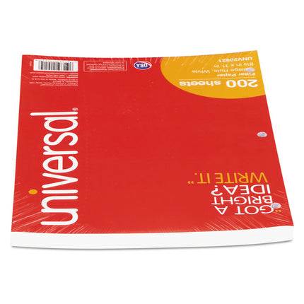 Filler Paper, 3-Hole, 8.5 X 11, Medium/college Rule, 200/pack