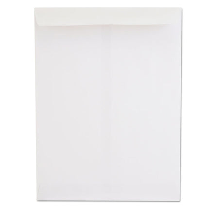 Catalog Envelope, 24 lb Bond Weight Paper, #10 1/2, Square Flap, Gummed Closure, 9 x 12, White, 250/Box