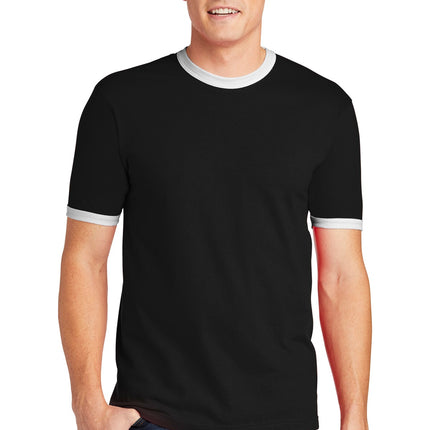 American Apparel  ® Fine Jersey Ringer T-Shirt. 2410W