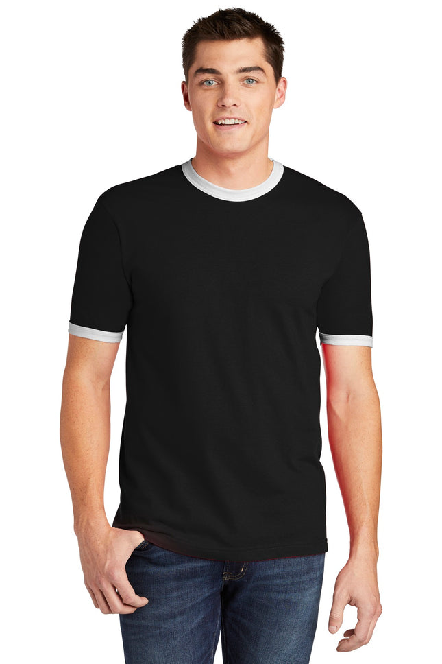 American Apparel  ® Fine Jersey Ringer T-Shirt. 2410W