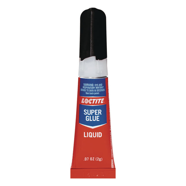 Super Glue Liquid Tubes, 0.07 Oz, Dries Clear, 2/pack
