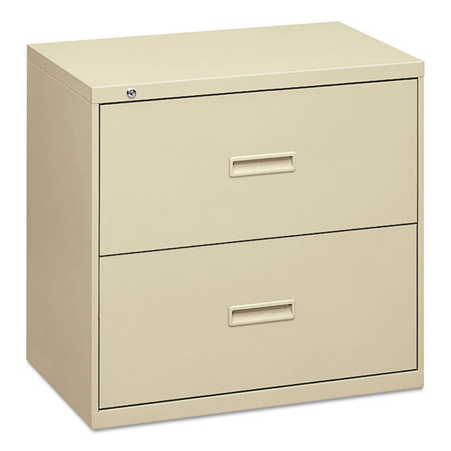 400 Series Lateral File, 2 Legal/letter-Size File Drawers, Putty, 30" X 18" X 28"