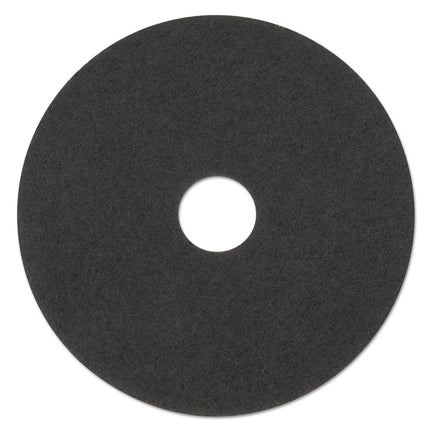 Low-Speed Stripper Floor Pad 7200, 23" Diameter, Black, 5/carton