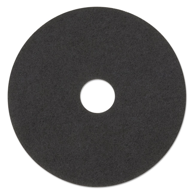 Low-Speed Stripper Floor Pad 7200, 23" Diameter, Black, 5/carton