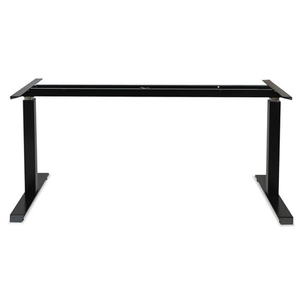 Alera AdaptivErgo Sit-Stand Pneumatic Height-Adjustable Table Base, 59.06" x 28.35" x 26.18" to 39.57", Black