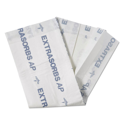 Extrasorbs Air-Permeable Disposable Drypads, 30" X 36", White, 5 Pads/pack