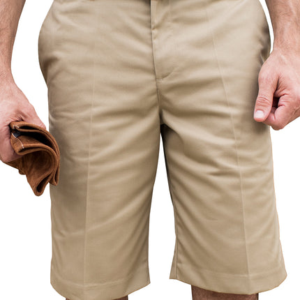 EDWARDS MENS UTILITY CHINO FLAT FRONT SHORT