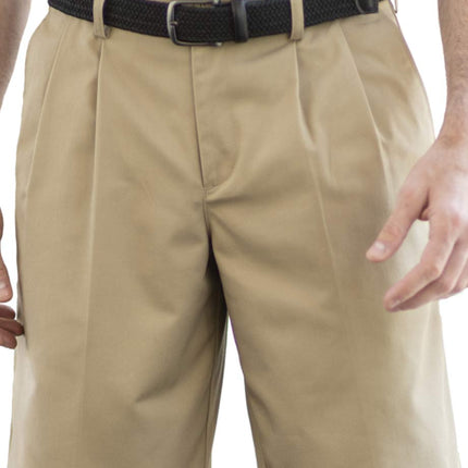 EDWARDS MENS UTILITY CHINO PLEATED FRONT SHORT