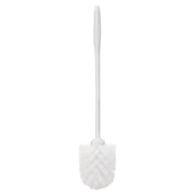 Commercial-Gradetoilet Bowl Brush, 10" Handle, White, 24/Carton