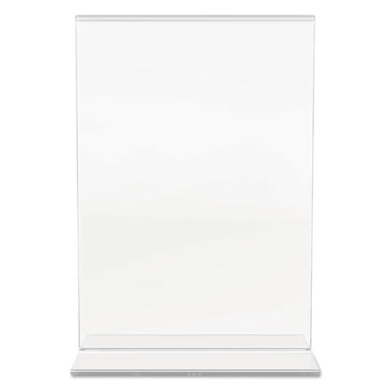Classic Image Double-Sided Sign Holder, 5 X 7 Insert, Clear