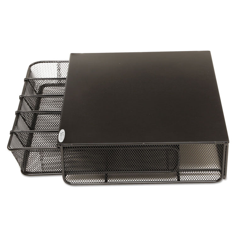 One Drawer Hospitality Organizer, 5 Compartments, 12.5 x 11.25 x 3.25, Black